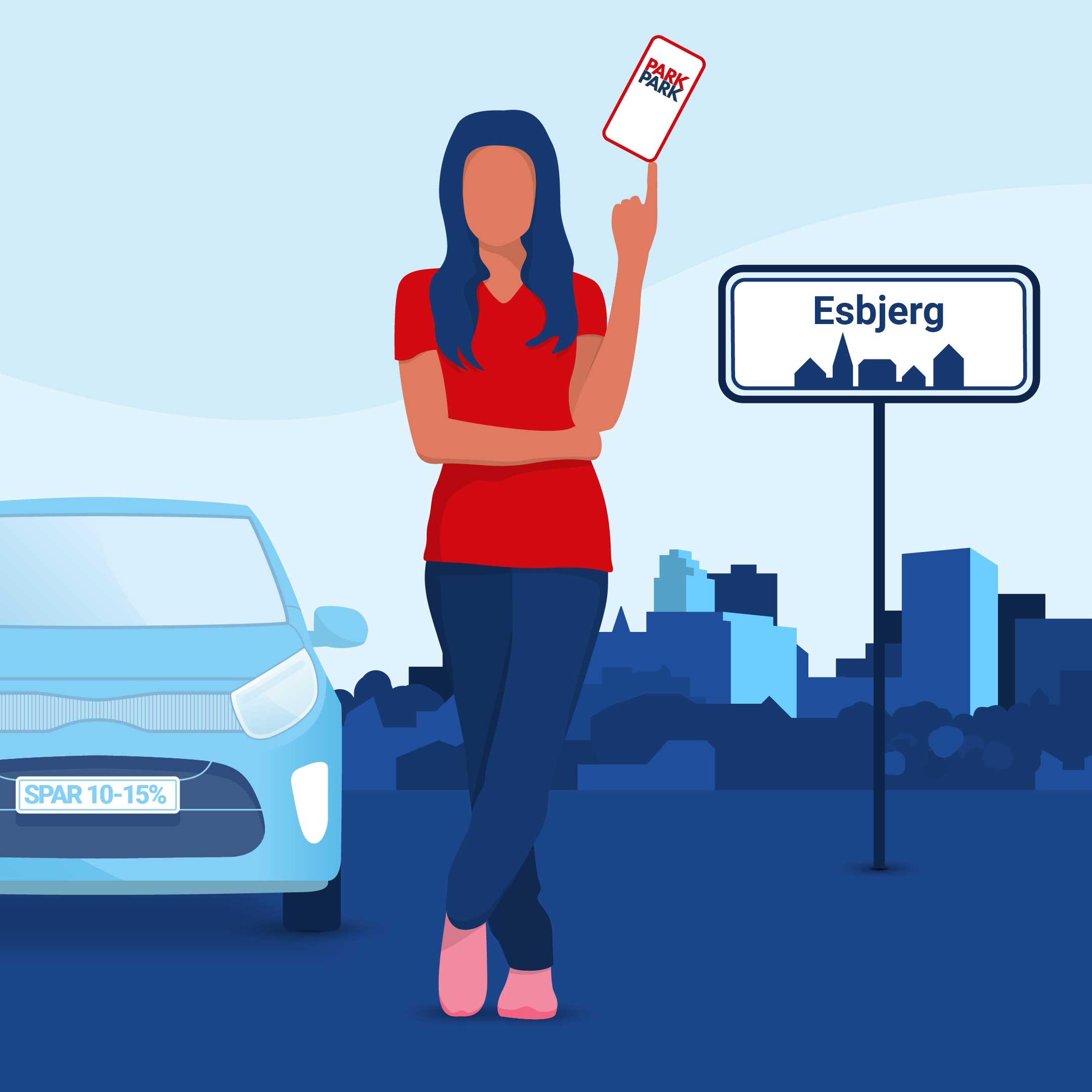 Nyheder - Danmarks billigste parkerings-app indtager Esbjerg